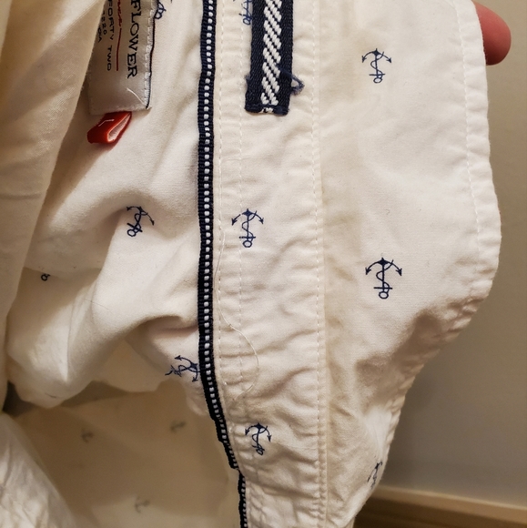 BOGO Denim & Flower Cotton Button Down - Picture 4 of 7